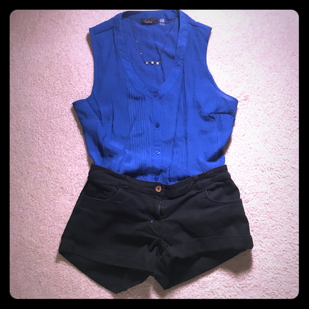 Button up tank top